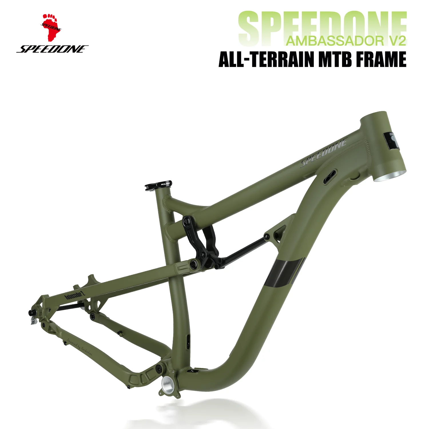 AliExpress SPEEDONE（运输工具） SPEEDONE Bicycle Soft Tail Frame 26/27.5/29inch Multi-Link Full Suspension Aluminum Alloy MTB Frames 148x12mm Boost Bicycle Part