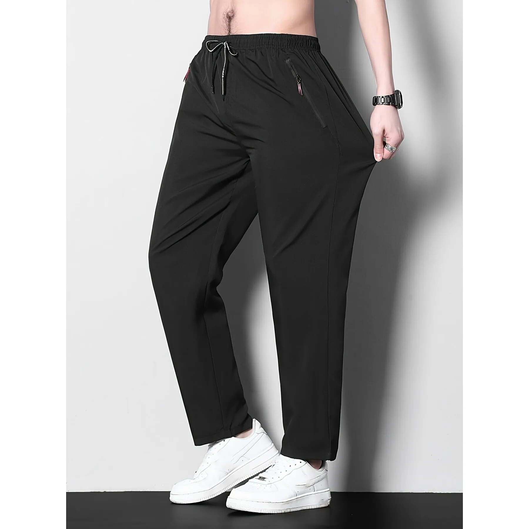 

Quick Dry Casual Pants for Men Straight Leg Neutral Style Spring Collection Neutral Audience Other Material 100%