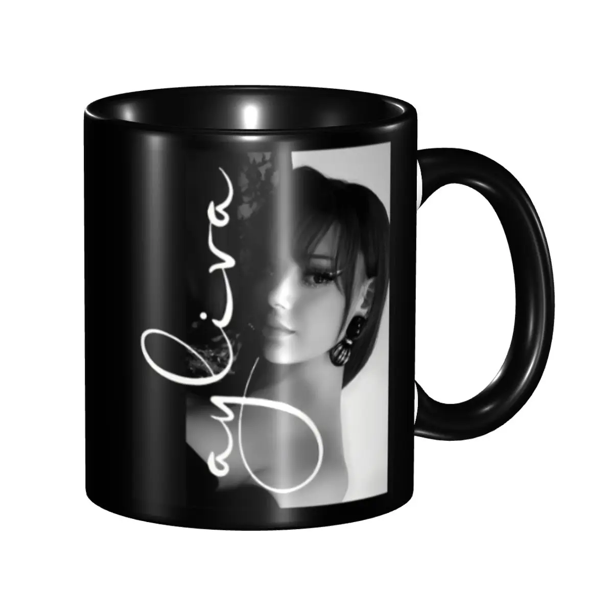 

Music Singer Ayliva Coffee Mug DIY Personalized Ceramic Tea Milk Mug Cup