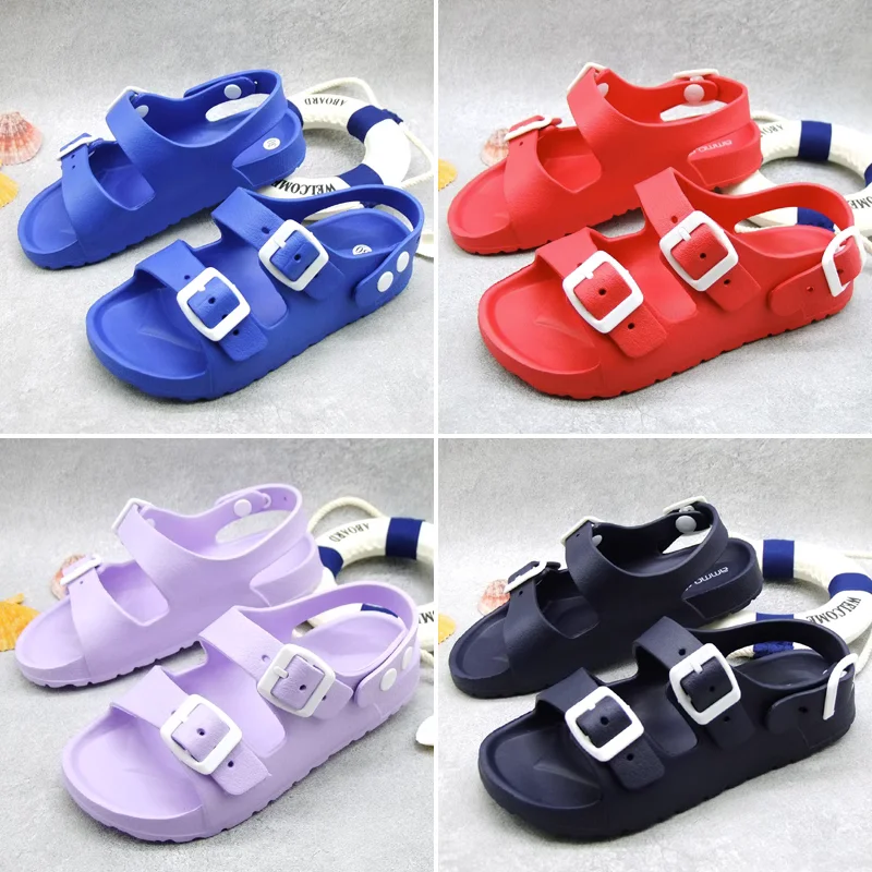 

Boys and Girls' Summer Sandals Casual Lightweight EVA Slippers Non Slip Soft Soles Trend New Baby Sandals Toddler shoes