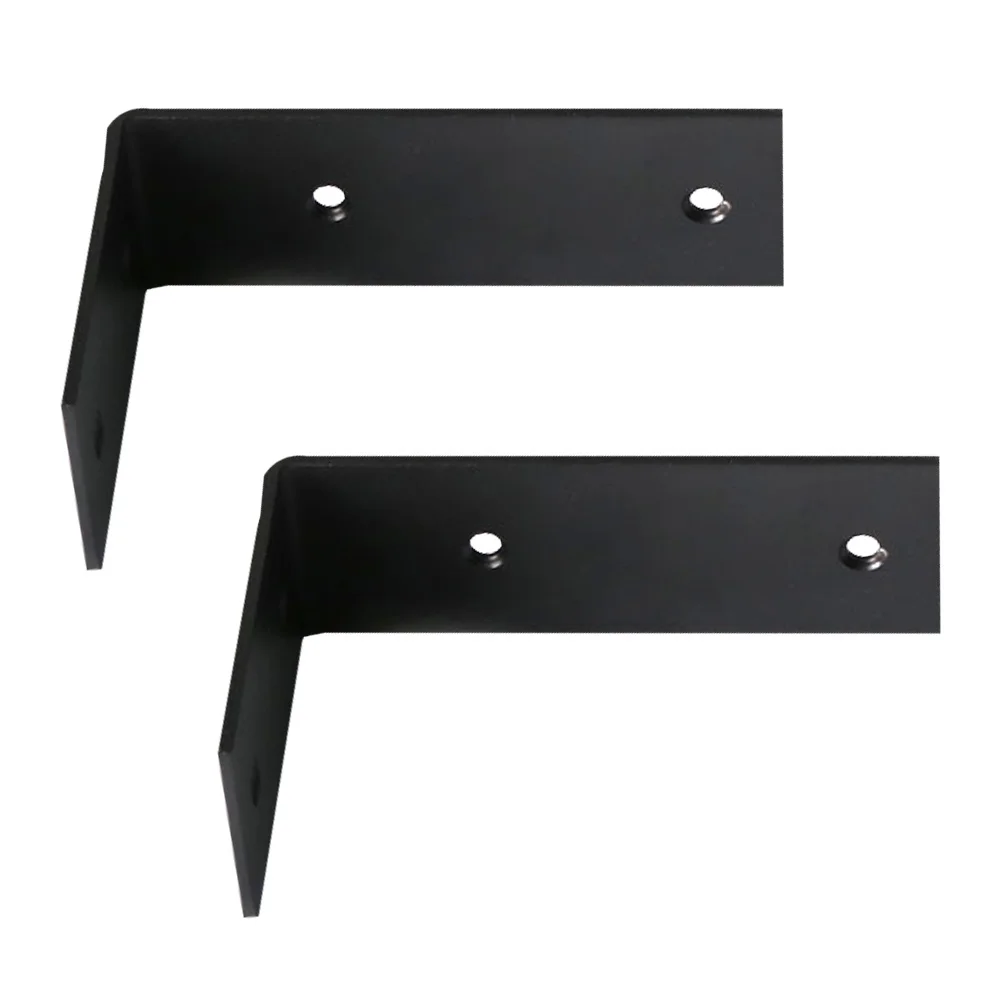 

2pcs Stainless Steel Shelf Bracket Wall Mounted Support For Home Bathroom Office Corner Thickened Shelves Fixing Rack Holder