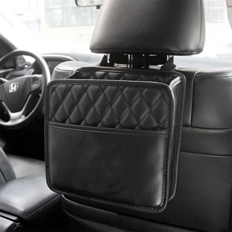 Car Backseat Storage Box Car Organizer Auto Waterproof Phone Pocket Pouch Car Back Seat Organizer Protector Hanging Storage Bag