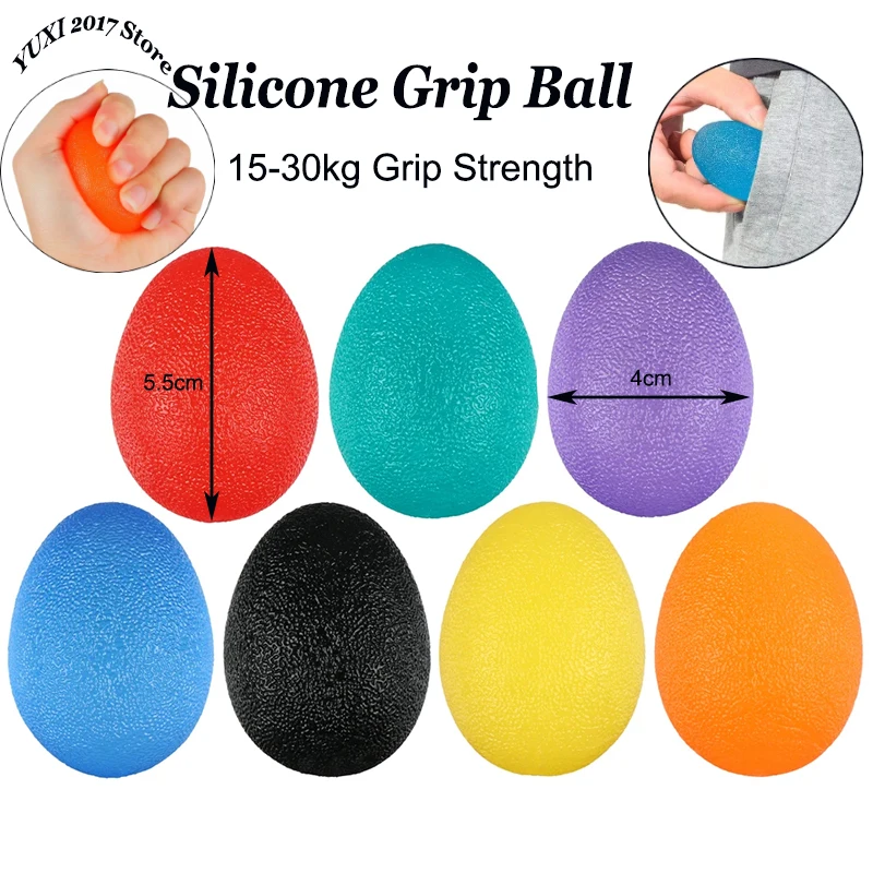 1/2 pçs silicone aperto bola liberar bola profissional dedo e mão força treinamento de reabilitação handebol dispositivo exercício