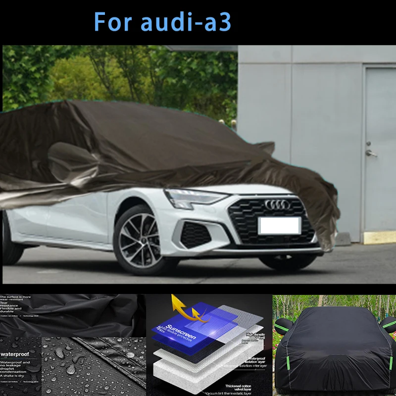 

For audi -a3 Outdoor Protection Full Car Covers Snow Cover Sunshade Waterproof Dustproof Exterior Car accessories