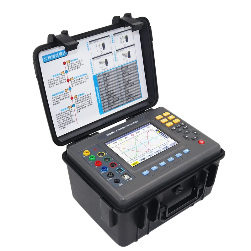 2026 JS9400 Digital Power Quality Energy Meter Calibrator for 3-Phase Electric Systems