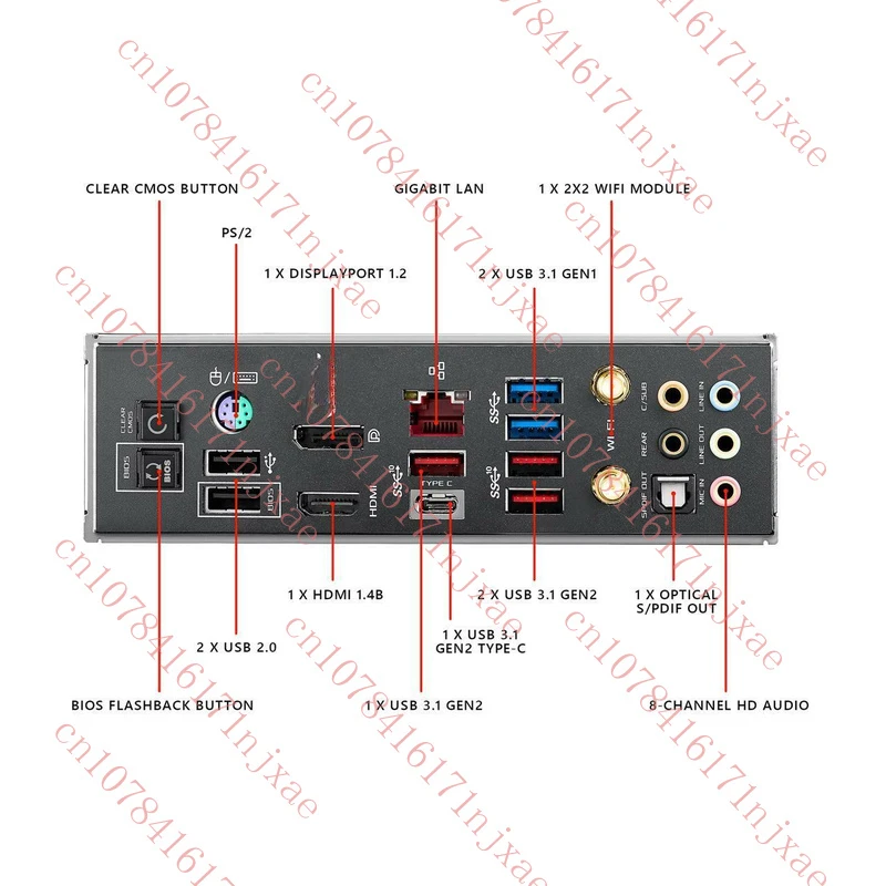 FOR ASUS ROG Maximus XI Hero Wi-Fi Motherboard Supports 1151PIN 9900K 64GB DDR4.