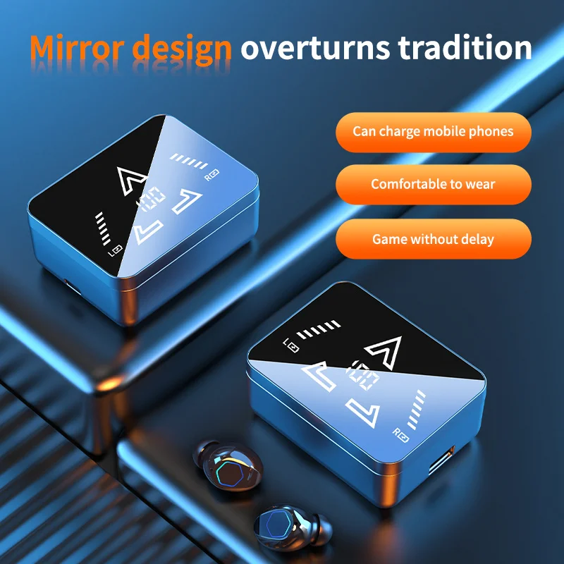 M48Pro Language Translator Earbuds Smart 144 Languages High Accuracy Wireless Bluetooth Two Way Translator Device