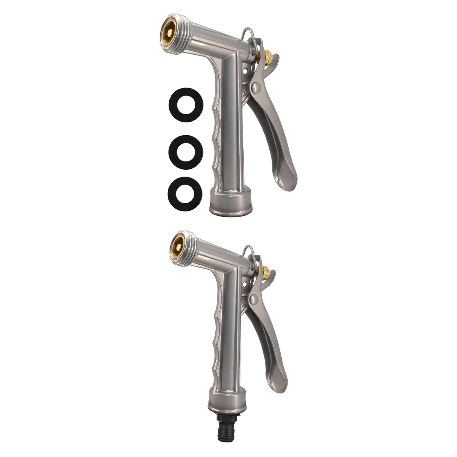 Garden Hose Nozzle Multipurpose Portable Zinc Alloy Hose Sprayer Hand Watering