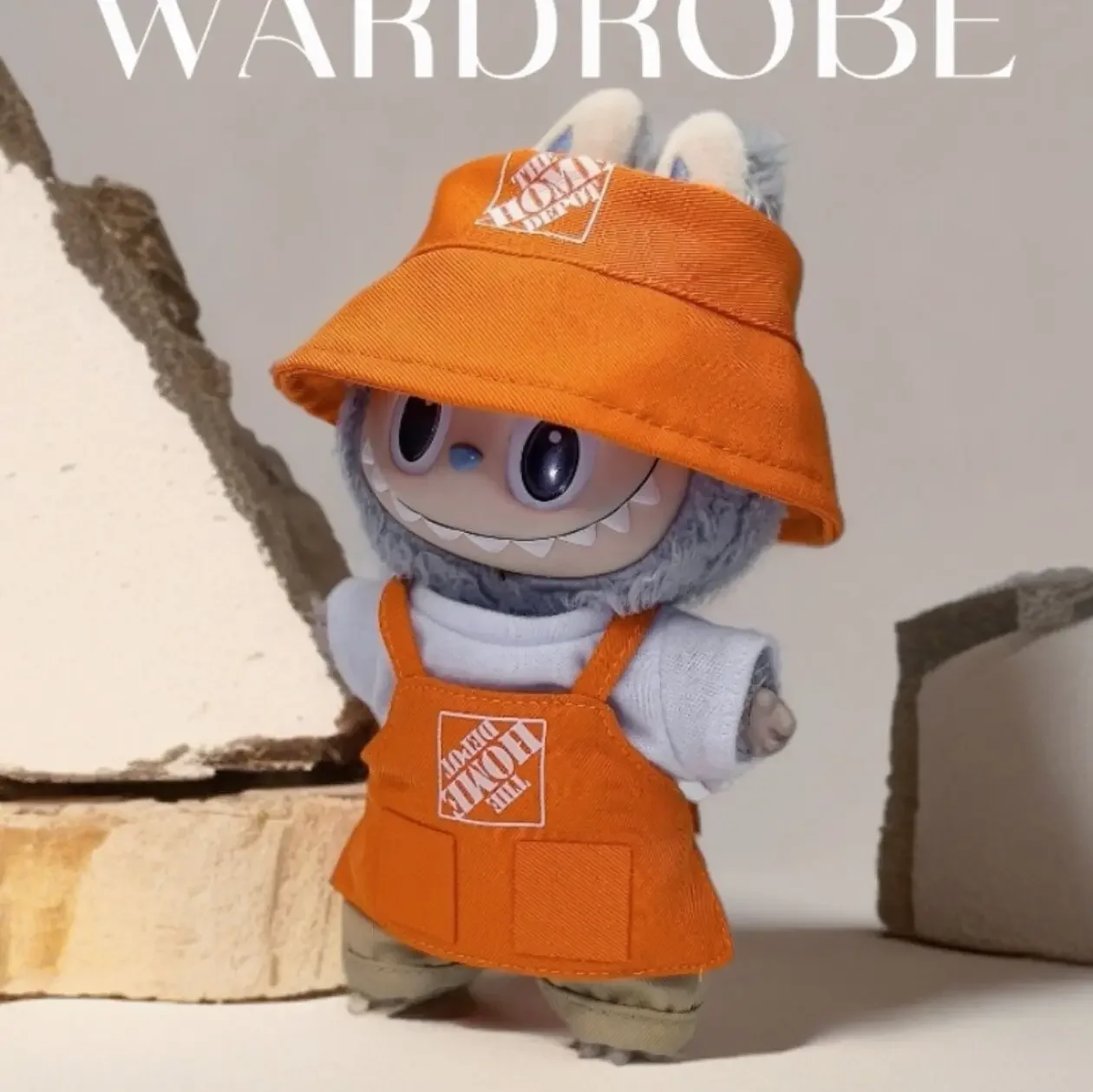 Nur Kleidung] der erste und zweite Generation Schlüsselanhänger LABUBU Kleideranhänger Labubuwa Kleidung Overall Set Barbie Kleidung