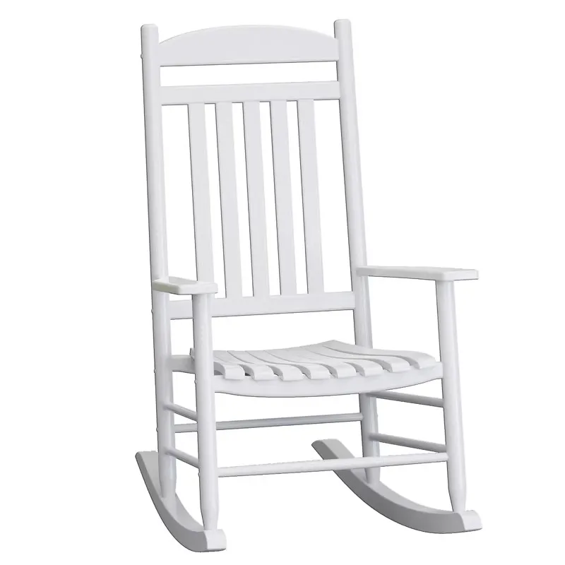 

#Modern Nordic style rocking chair, with European Union CE certification, solid wood outdoor leisure hotel apartment home