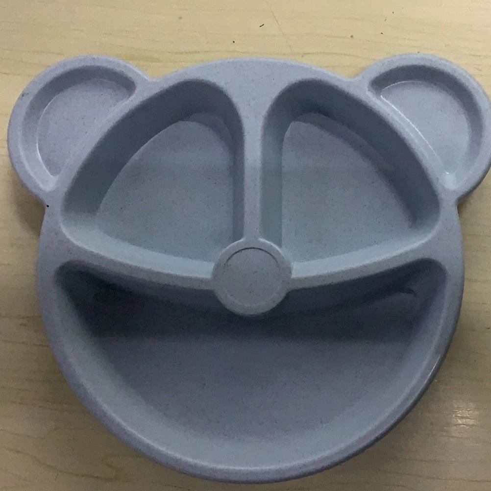 

3 шт., набор детской посуды, детские тарелки из пшеничной соломы с разделителями, прочная детская посуда, ложка, вилка, органайзер для еды