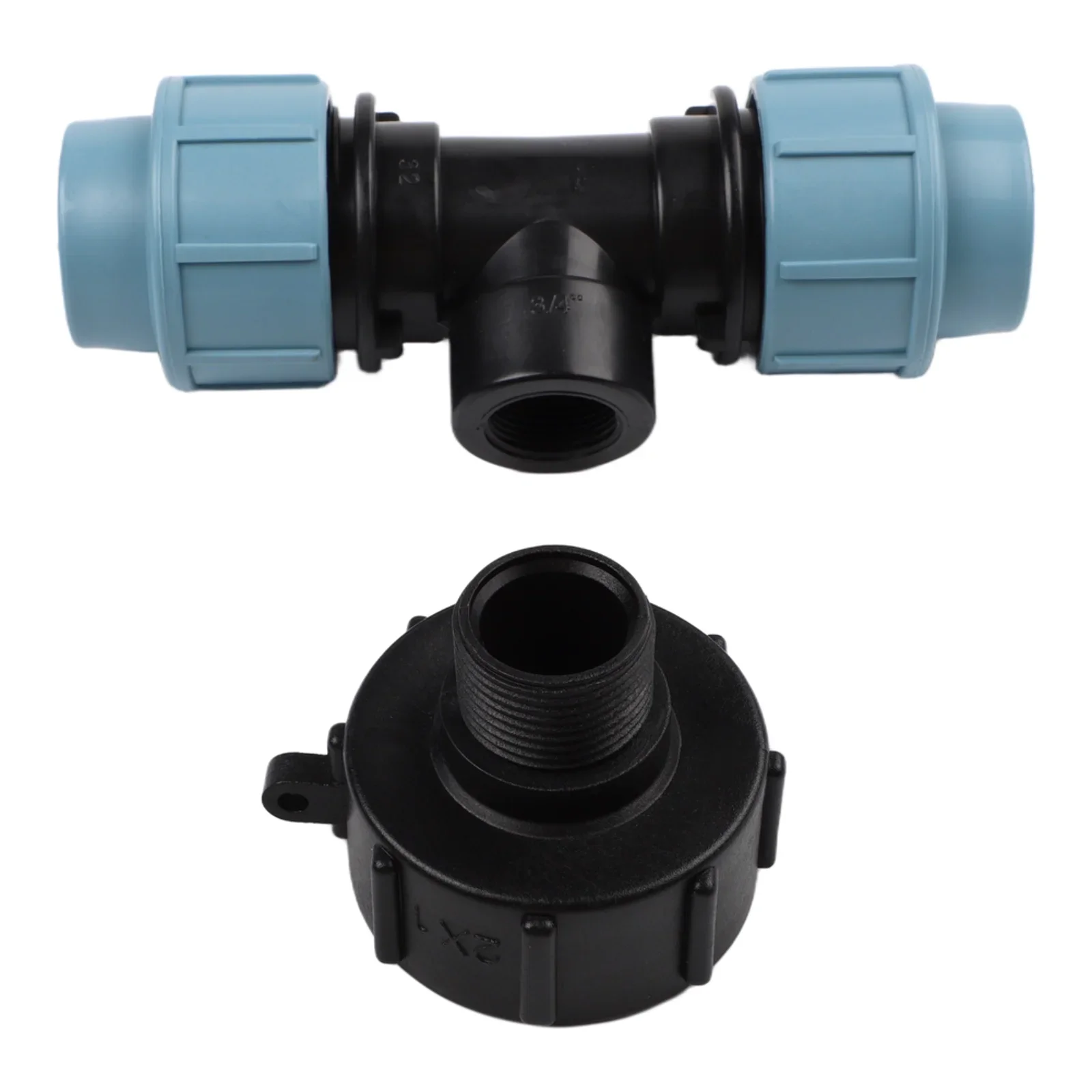 IBC Tank Adapter Connector Coarse Thread S60X6 For 20/25/32mm PE Pipes Suitable For Water And Fuel Tank Applications