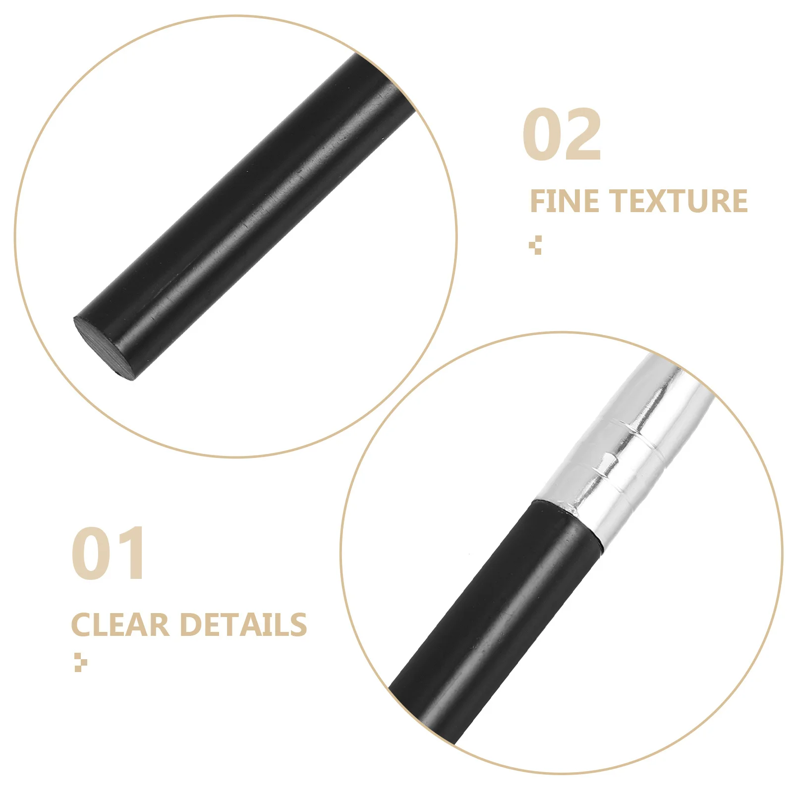 3 pezzi pennello per eyeliner manico lungo setole morbide angolate strumento di bellezza per applicazione precisa del trucco del eyeliner per labbra