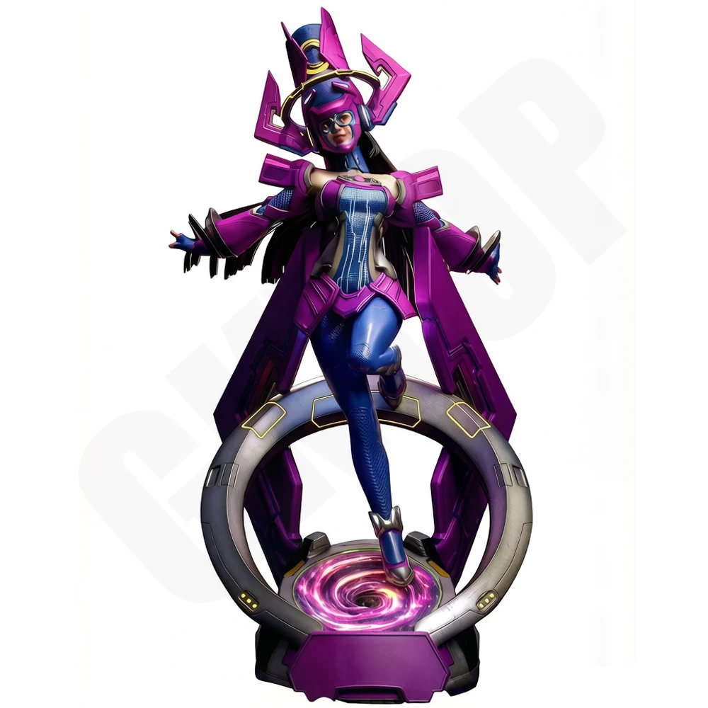 

1/24 Sci-Fi Heroine Figure In Futuristic Armor 3D Printed Resin Statue Toy Miniature Model Garage Kits DIY Unpainted Unassembled