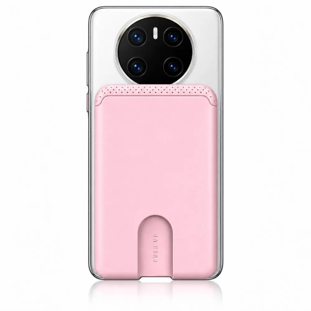 Self-Adhesive Phone Holder Sticker Soft Silicone Mobile Wallet Compact Card Clip Credit Card Holder Compatible All Smartphones