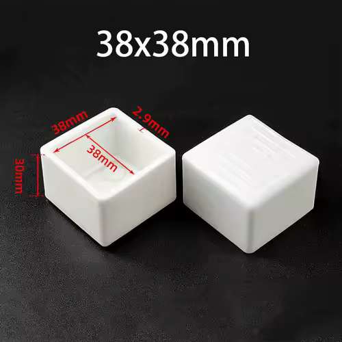 4-30Pcs PVC White Furniture Table Foot Tip Chairs Legs Pad Protector Cover Round/Square Pipe Plug Lid Tube Hole Protection Cap - Image 31