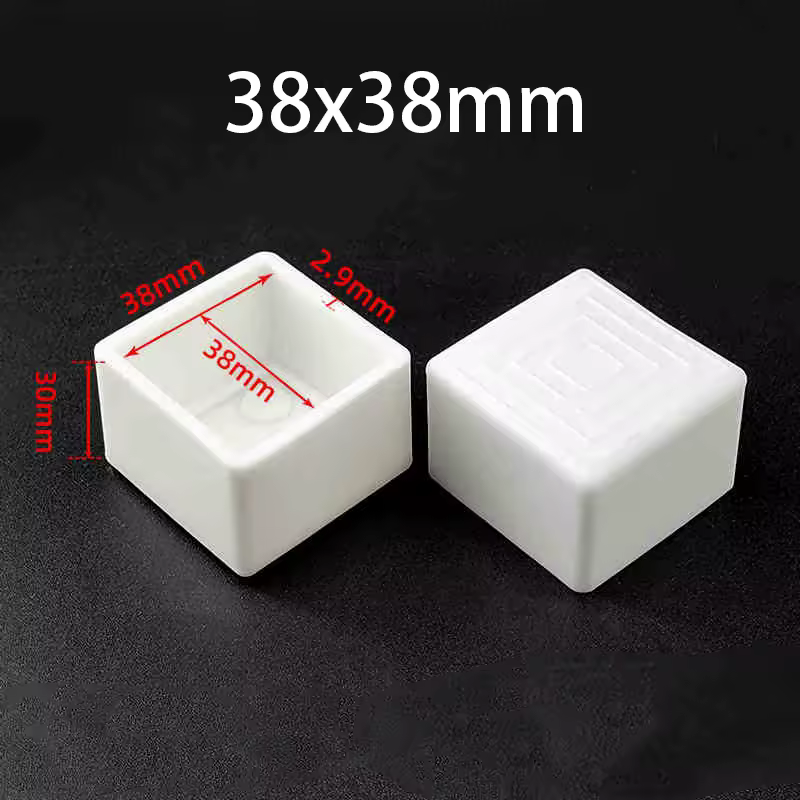 4-30Pcs PVC White Furniture Table Foot Tip Chairs Legs Pad Protector Cover Round/Square Pipe Plug Lid Tube Hole Protection Cap - Image 31