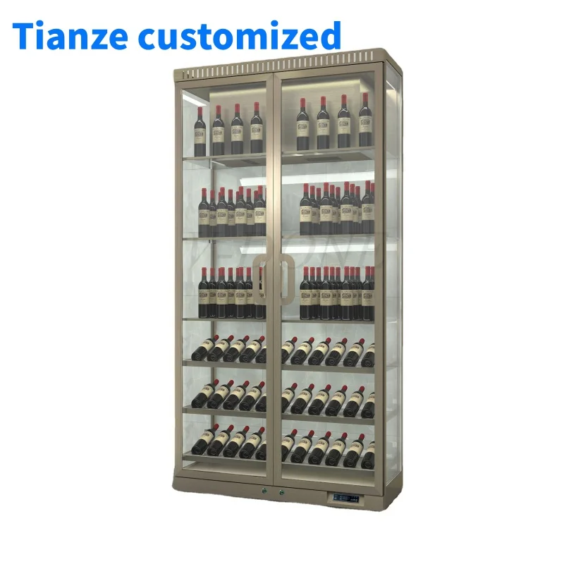 [Customized]Home bar red wine glass refrigerator thermostatic display cabinet