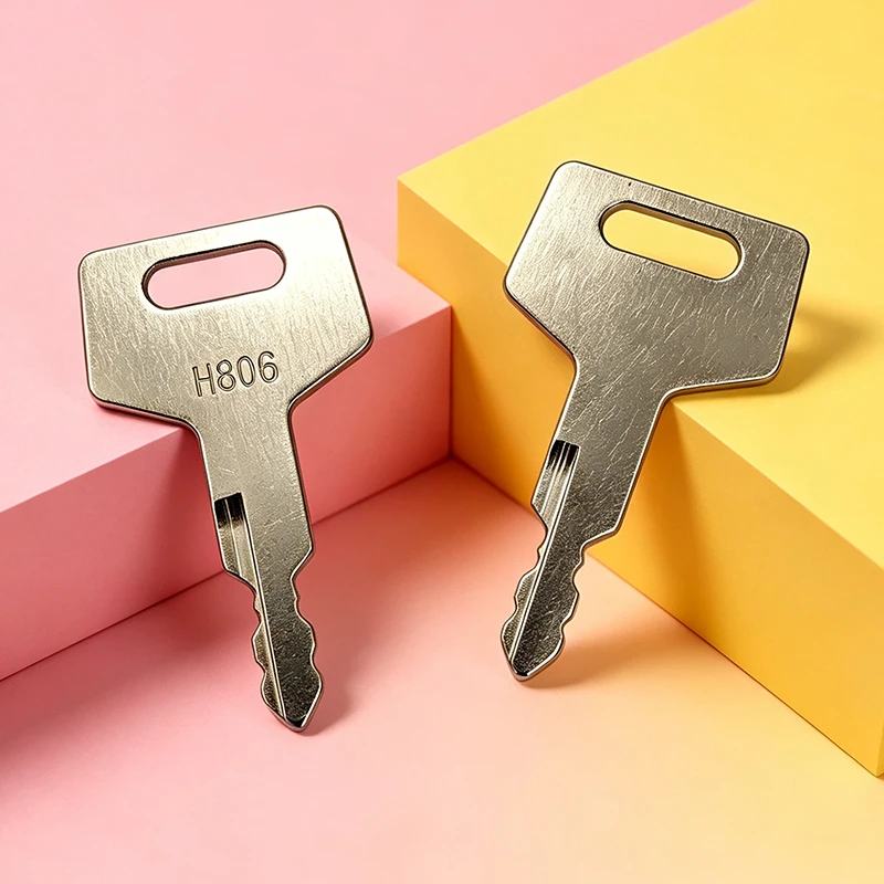 H806 Key for Takeuchi Excavator Track Loader BU1698X2 Open Door Lock Key