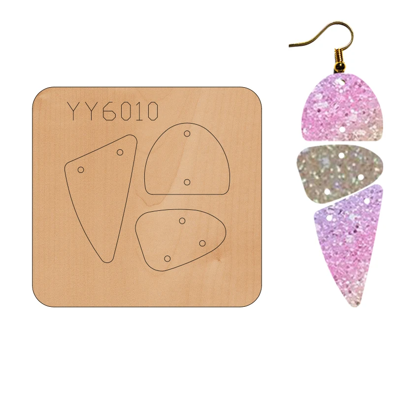 

Earring mold knife model YY6010 is suitable for all cutting machines on the market die cuts