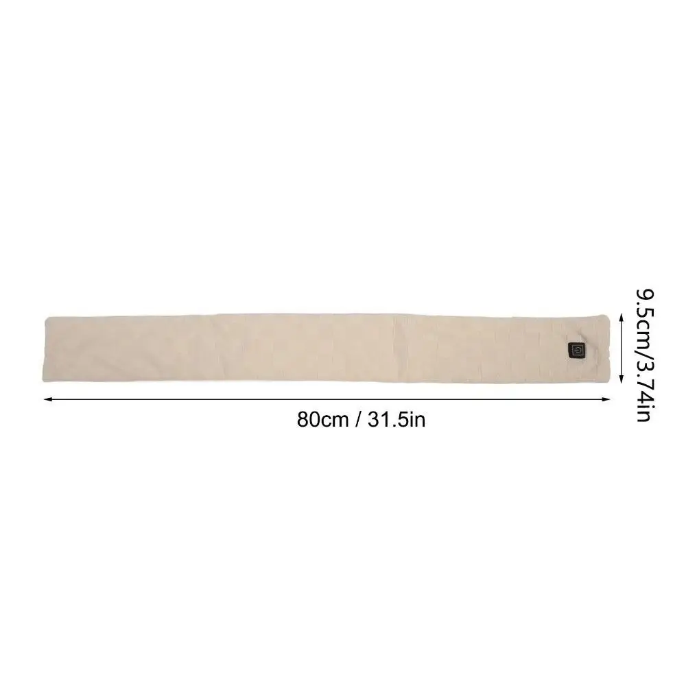 

3-температурная регулируемая электрическая накидка на шею, мягкий удобный уютный шарф с подогревом, морозостойкий дизайн, теплая теплая грелка для шеи для мальчиков