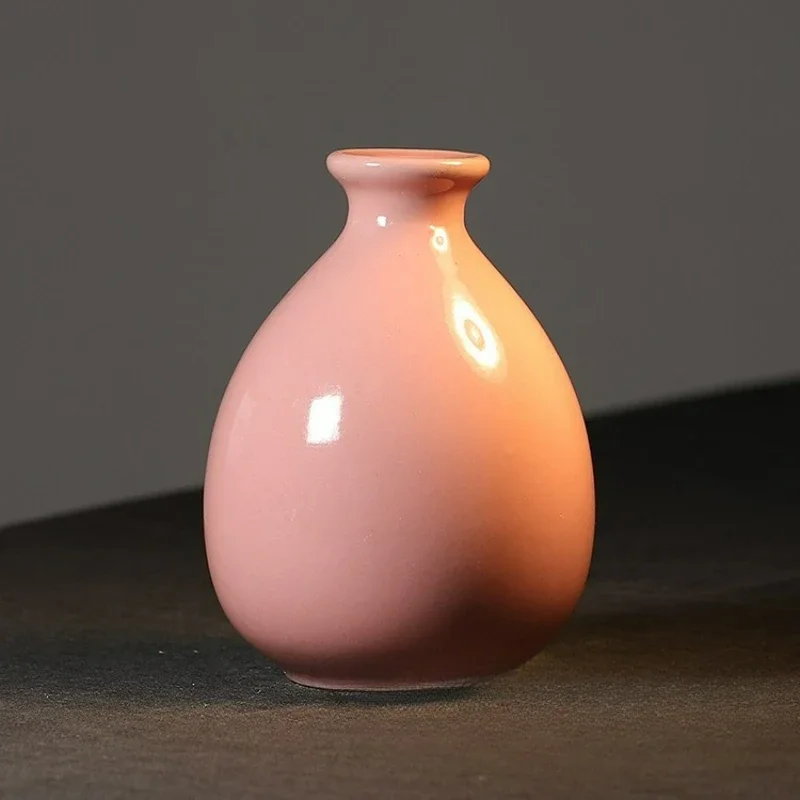 Sake Distribution Wine Pot with Cover Liquor Warmer Household Ceramic Bottle Creative Barware Flagon Small Stoup Single Pot