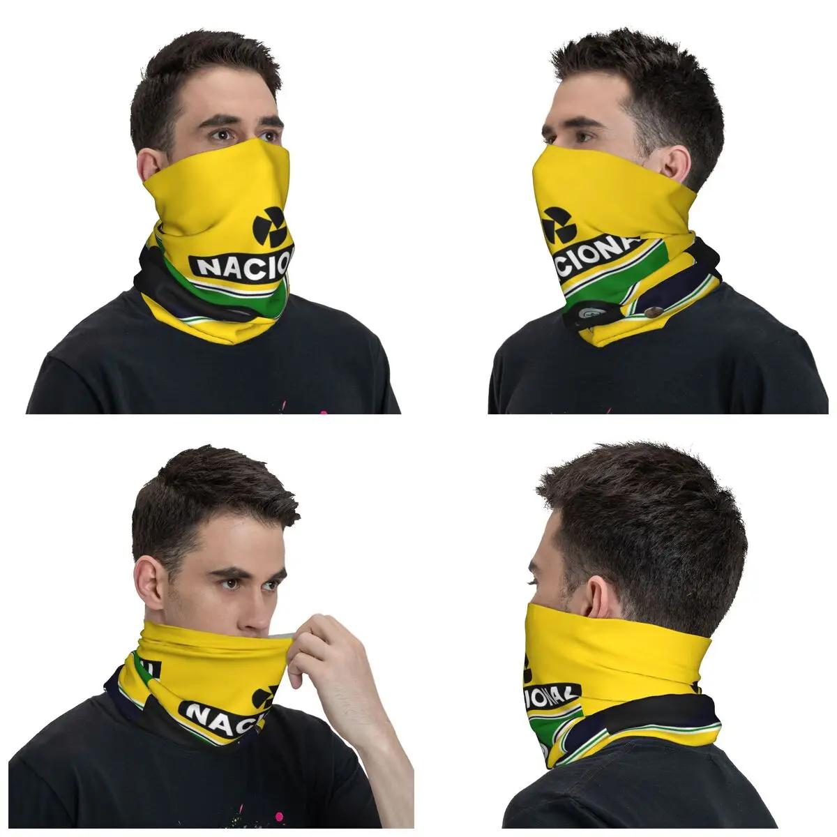 Senna Helmet Ayrton Senna Bandana y2k Cool Balaclava Spring Riding Fishing Windproof Cycling Mask Neck Warmer Face Cover Mask