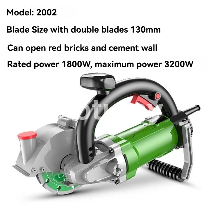 Concrete Wall Chasing Machine for Water and Electricity Installation Cement Brick Slotting Machine