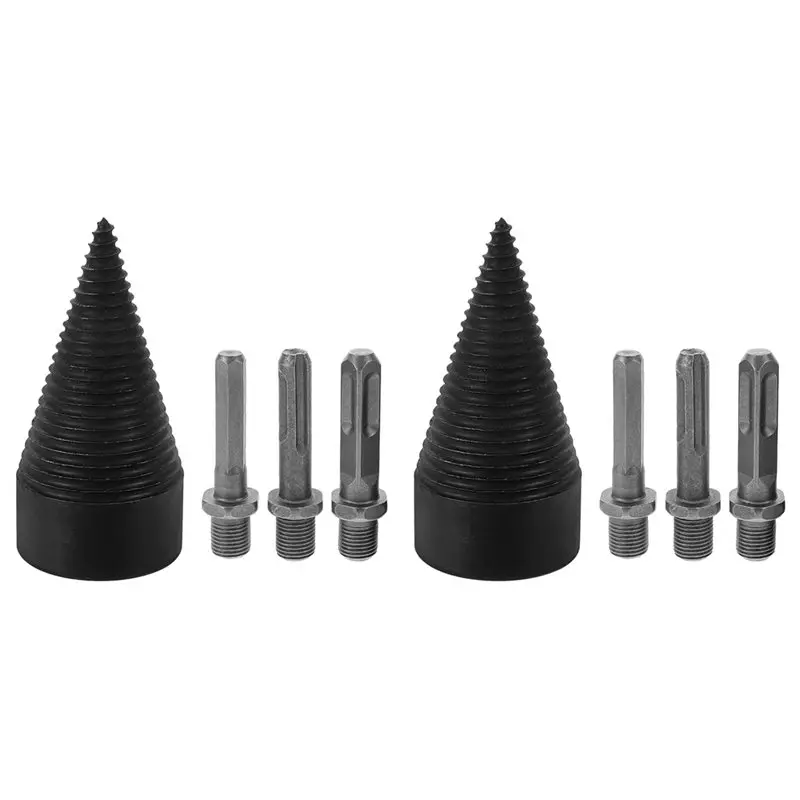 

A74E-Split Drilling Tool Driver Square/Round/Hex Shank Drill Bit Wood Splitter Drill Bit