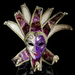 Venetian Comedy Mask Exquisite Decoration Jester Masks For Party