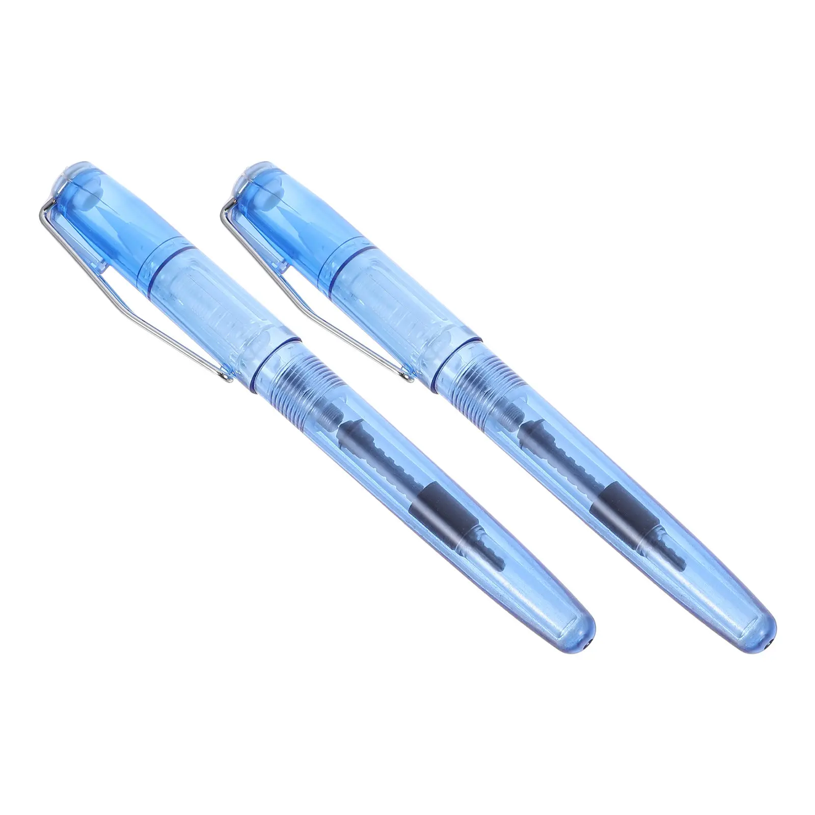 2Pcs Calligraphy Writing Brushes Pen Soft Nylon Tip Ink Refillable Brush Pen Set for Traditional Chinese Japanese Calligraphy