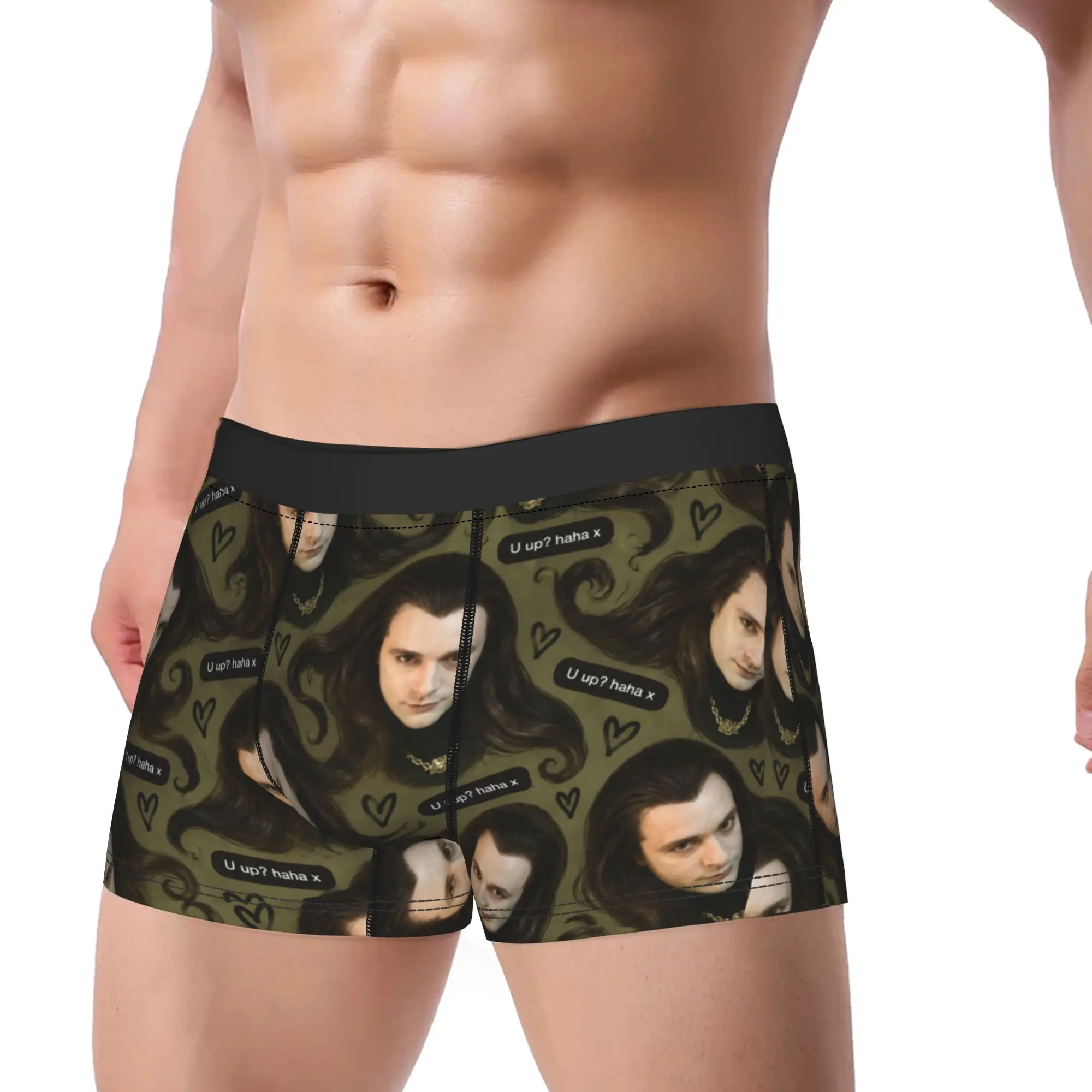 Meme Aro Vampire Twilight Trunk  Pouch Underwear Quality Design Boxer Brief Elastic Males Underpants Plus Size 2XL