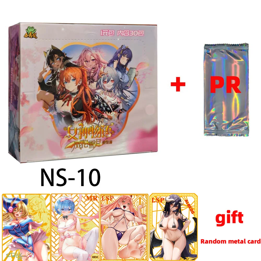 Goddess Story Collection Card Metal Card Anime Games Girl Party Swimsuit Bikini Feast Booster Box Doujin Toys And Hobbies Gift