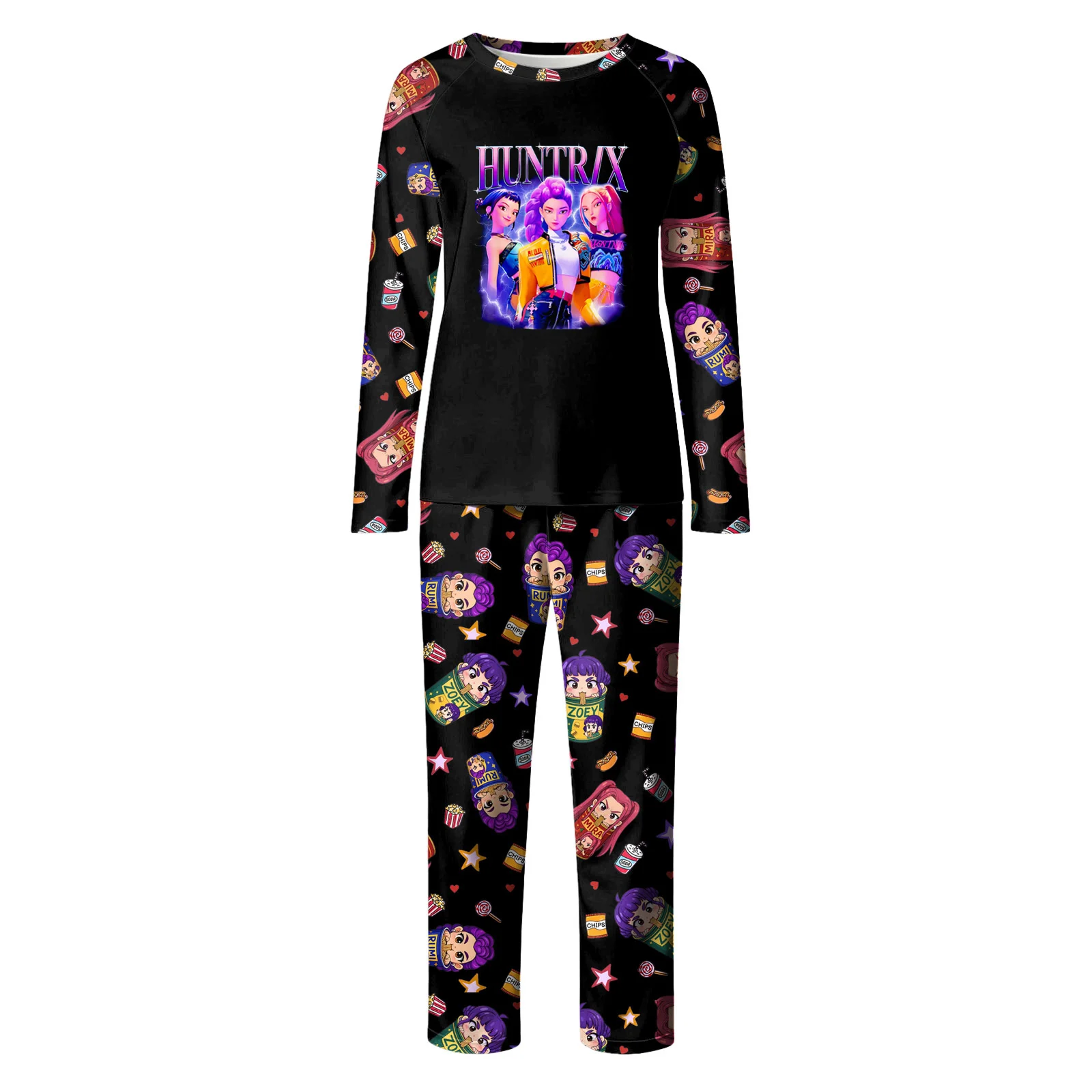 

Уютная одежда для сна для мамы, рождественский пижамный комплект для семьи, длинные брюки с длинными рукавами, домашние костюмы для отдыха Kpop, охотник на демонов, тип A