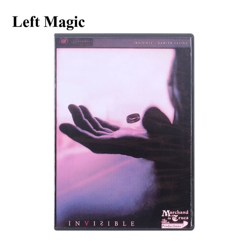 Invisible By Damien Savina With ITR Magic Tricks (DVD+ GIMMICK) Close-Up Street Stage Floating Magic Tricks Products Toys
