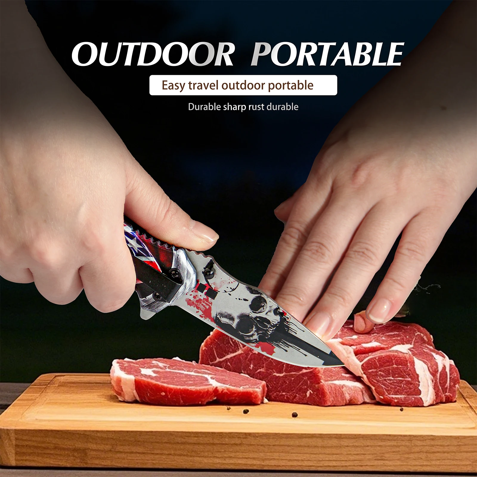 Cool Skull Ghost Head Pattern  - Outdoor Adventure Holidays 评论和价格