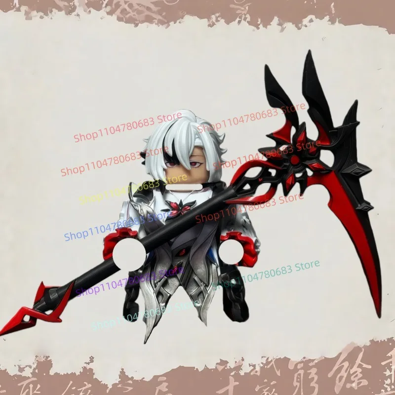 

MOC Building Blocks Mini Figure Giant Scythe Warrior Assembly Model Display Anime Game Character Toy Decoration Gift Collectible