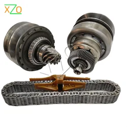 01J 0AN CVT Transmission Pulley Belt Chain Set For Audi A4 A5 A6 A8 Gearbox Hydraulic Cylinder Assembly 01J331301BG 34 38mm