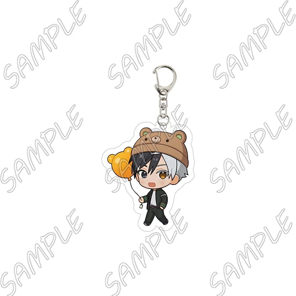 Anime Wind Breaker Acrylic Keychain 6CM Q Version Sakura Haruka Nirei Akihiko Suou Hayato Backpack Charm Fan Collection