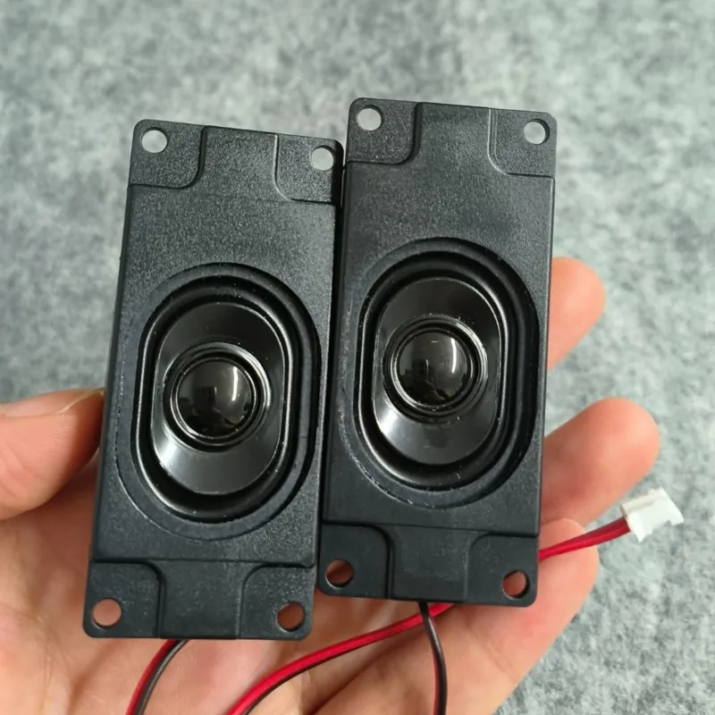 SOTAMIA 2Pcs 30x70mm 4 Ohm 5 Watt Waterproof Speaker Box Cavity Speaker 4Ω 5W Rectangular DIY Advertising LCD TV Computer 3070