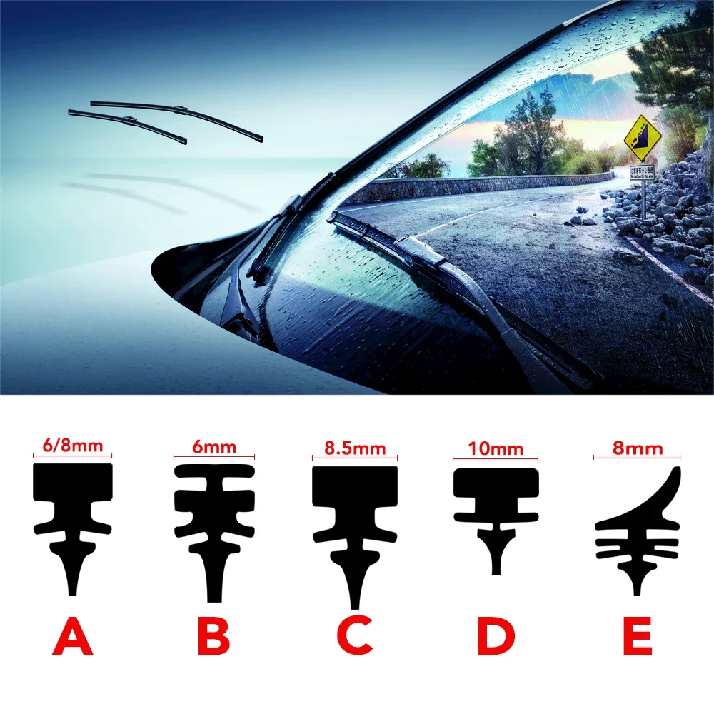 Car Windshield Insert Rubber Wiper Blade Strip Refill for Lada VESTA XRAY niva kalina priora granta