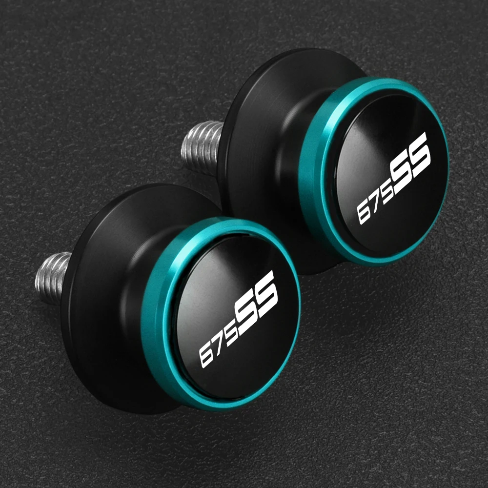 

FOR CFMOTO CF MOTO 675SS 675 SS 675-SS 2024 2025 2026 Motorcycle Accessories Aluminum M10 Stand Screws Swingarm Spools Slider