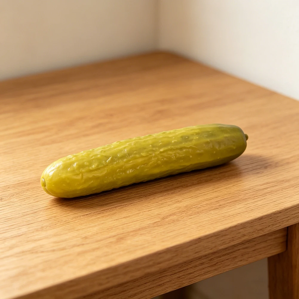 Pickle Squishies Toy Stress Relief Pickle Squeeze Prank Fidgets Sensory Toy Ultra-Realistic Superior Soft & Squishies Texture