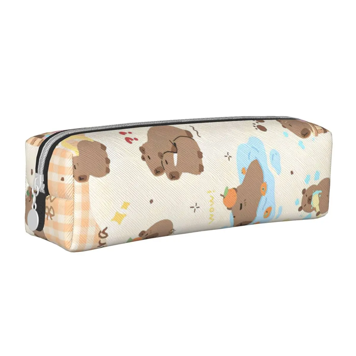 

Classic Kawaii Capybara Cartoon Cute Pencil Cases Pencilcases Pen Kids Big Capacity Bags Students School Gifts Stationery