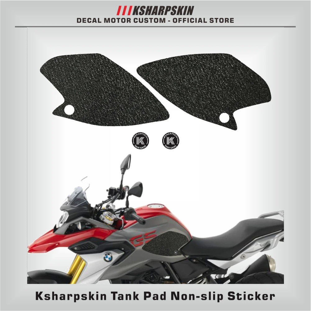

Motorcycle protection pad tank grip fuel tank pad sticker gasoline knee traction side Non-slip decals for BMW G 310 GS 18-25