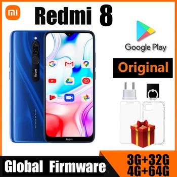 샤오미 레드미 8 스마트폰 듀얼 SIM 카드, 스냅드래곤 439 8 코어, 4G LTE 중고 휴대폰, 12MP, 2MP, 8MP, 6.22 인치 화면 