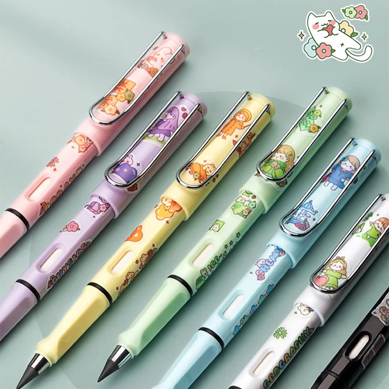 

Cheap Kawaii Stationery School Supplies Novelty Gifts Cute Pencils for Kids Infinity Pencil with Rabbit Pattern