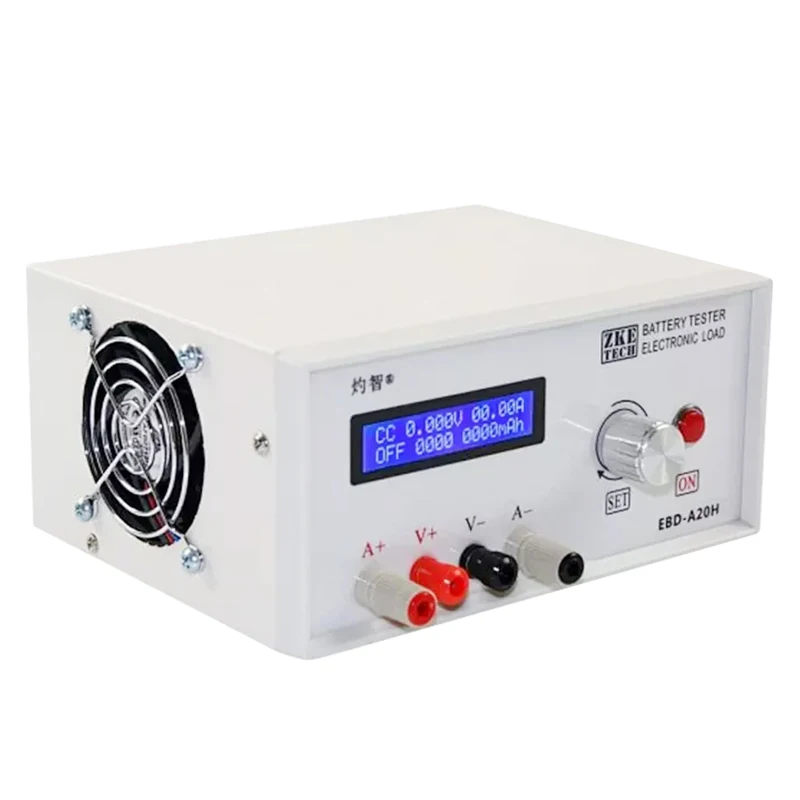 ZKETECH EBD-A20H Electronic Load Power Tester 20A Discharge Meter for Battery Pack & Cell Capacity Tester Machine