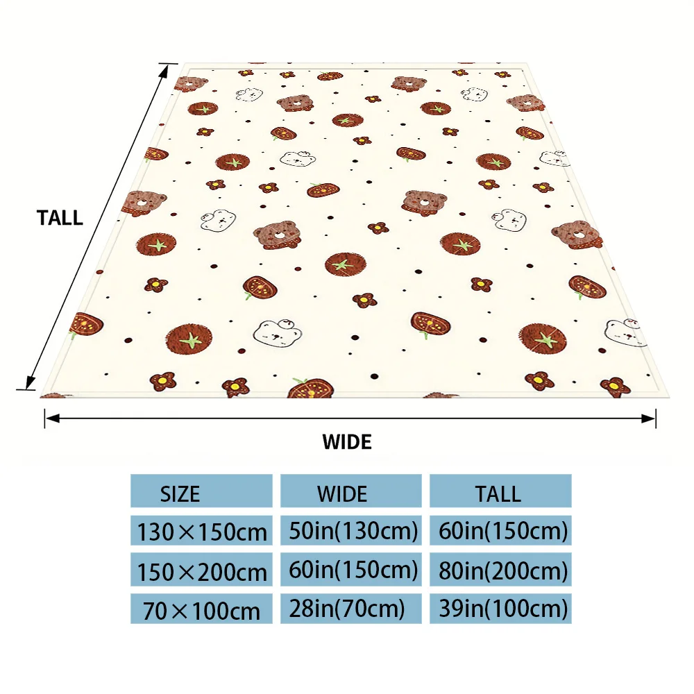 Fruit Bears Nap Blanket,Flannel Blanket,Suitable For Sofas,Beds,Cars,Rooms,Offices,Camping,Exquisite Gift Blankets
