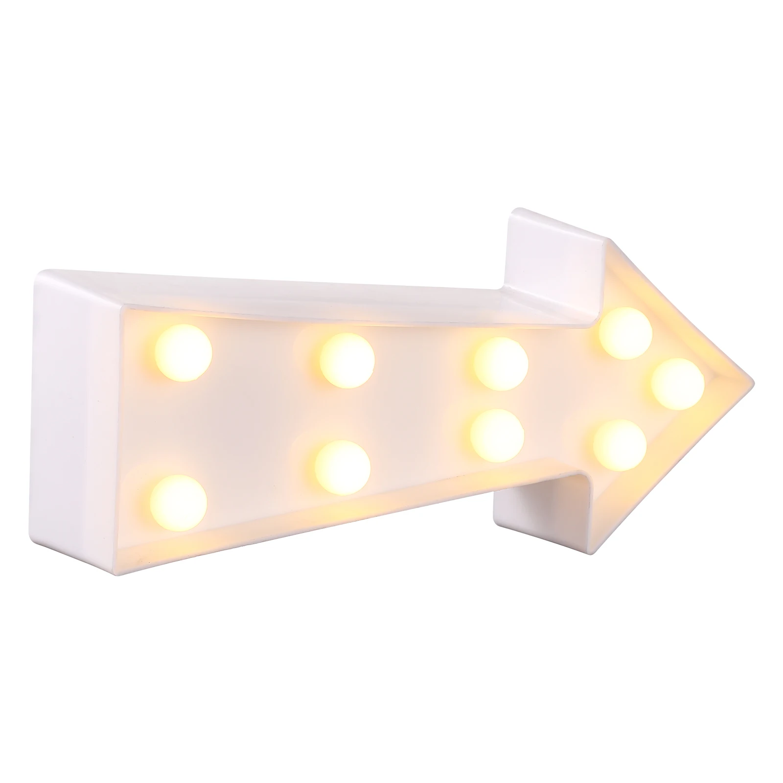 

Arrow Shaped Night Lamp Warm Arrow Light Wall Decor White Light Decorative Sign Stage Lighting Commercial